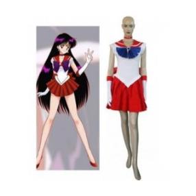 Sailor Moon Classic Hino Rei Sailor Mars Cosplay Costume--CosplayDeal.com
