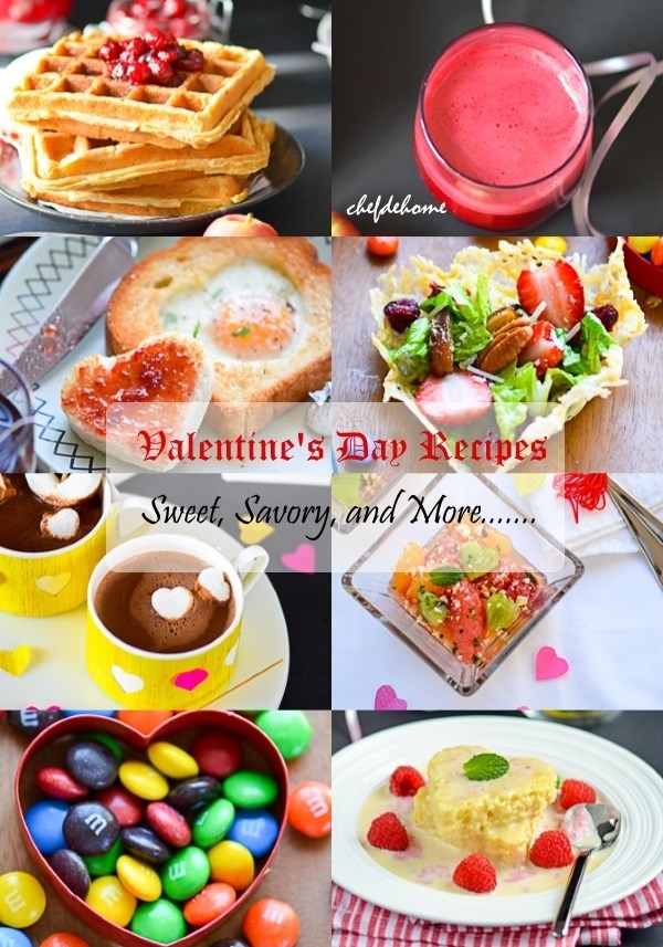 20 Sweet and Savory Valentine's Day Recipes Meals -  ChefDeHome.com