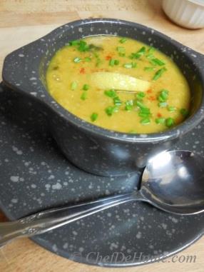 Yellow Lentils Soup is top ranked in easy soups dictionary. Not only in winters, I can enjoy this bowl of soup in any season of the year. 