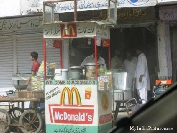 Mc Donalds started mobile shops in India