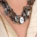 Homemade button jewelry - this necklace is a keeper