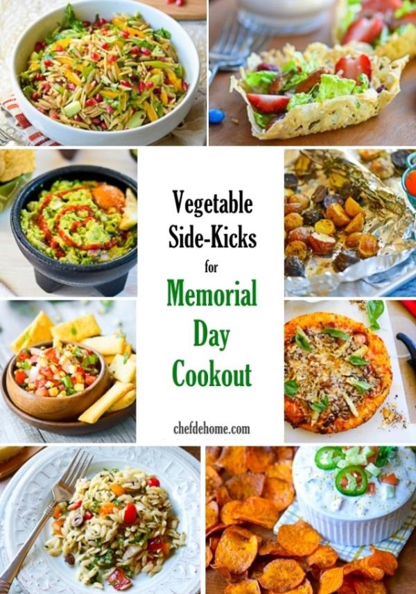 12 Vegetable Side-Kicks Recipes for Memorial Day Cookout Meals - ChefDeHome.com