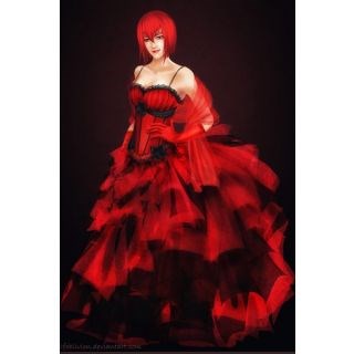 Kuroshitsuji Madam Red Red Dress Cosplay Costume