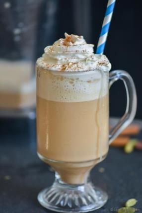 Chai Tea Frappuccino -  spiced iced chai tea, perfect to sip on a hot summer day!