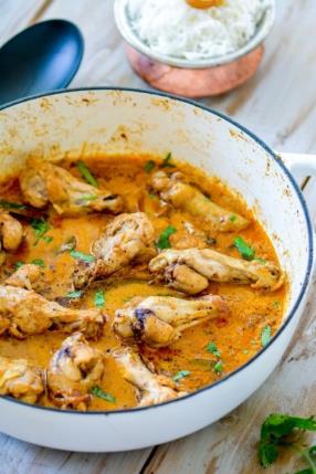 Indian Chicken Korma Curry Recipe -ChefDeHome.com
