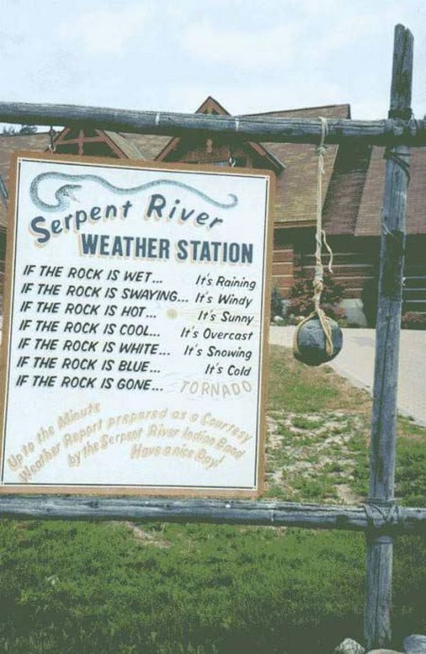 redneck weather station