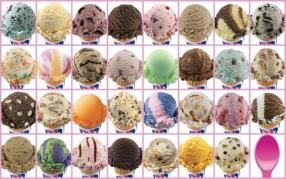 Baskin-Robbins, In the 1970s the chain went international, opening stores in Japan, Saudi Arabia, Korea and Australia. Now, they have 7,000 locations in over 50 countries outside the United States
