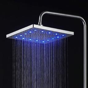12 inch Modern LED Shower Head (without Water Pipe)--Faucetsmall.com