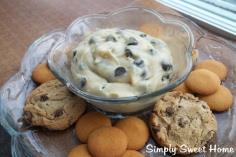 Chocolate Chip Cookie Dough Dip by simplysweethome.com looks delicious