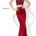 Halter High Neckline Sleeveless Beaded Patterned Wine Two Piece 2017 Long Jersey Prom Dresses