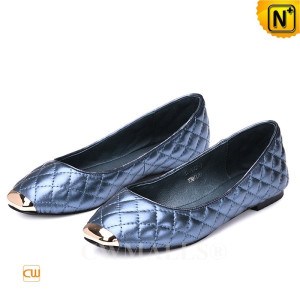 CWMALLS Designer Leather Quilted Flats CW307007
