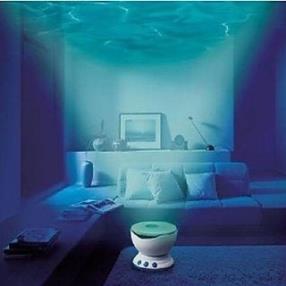 Led Night Light Projector Ocean Daren Waves Projector Projection Lamp With Speaker
