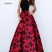 Simple Cheap Sherri Hill 50245 Elegant Printed Halter Top Ball Gown