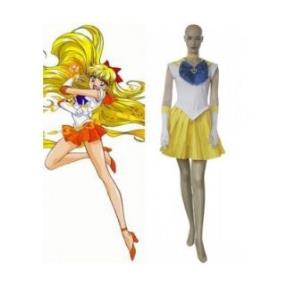 Sailor Moon Aino Minako Sailor Venus Cosplay Costume--CosplayDeal.com