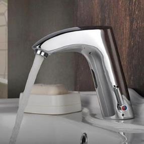 Chrome Finish Bathroom Sink Automatic Faucet with Sensor Activated(Hot and Cold)--Faucetsmall.com