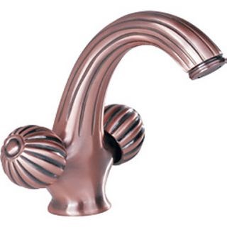 Europe Style Rose Brass Bathroom Dual Handles Mixer Tap Bathroom Faucet--Faucetsdeal.com