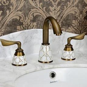 183 MM Contemporary Brushed Brass Sink Faucet At FaucetsDeal.com