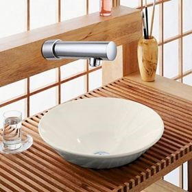 Contemporary Sensor Chrome Finish Bathroom Sink Faucet--Faucetsuperseal.com
