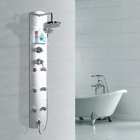 60 Inch Contemporary Chrome Finish Zinc Alloy Shower Faucet--Faucetsmall.com