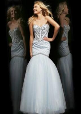 Sherri Hill 11096 Beaded BodiceTulle Gown  - www.promgowndiscount.com
