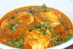 Delicious mouth watering egg curry