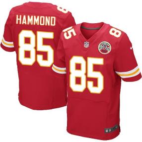 Men's Kansas City Chiefs Nike NFL Elite Frankie Hammond Red #85 Jerseys Home