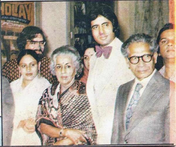 Sholay Premiere....The Bachchans
