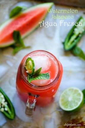 Mexican Watermelon-Jalapeno Agua Fresca Recipe - ChefDeHome.com