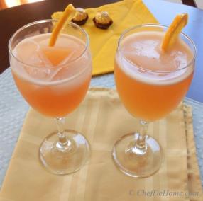 Grapefruit and Meyer Lemon Mocktail