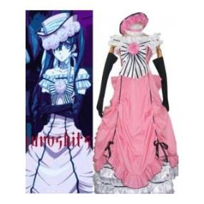 Kuroshitsuji Ciel Phantomhive Womens Dress Lolita Cosplay Costume