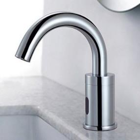 Chrome Finish Sensor Brass Contemporary Bathroom Sink Faucet--Faucetsmall.com