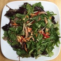 I really enjoyed eating this healthy dairy free and low calorie stored prepared Miso Salmon Salad