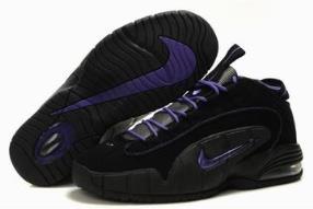 Nike Air Penny 1 Grey Purple Men Shoes