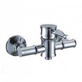 Contemporary Chrome Bamboo Shape Shower Faucet--FaucetSuperDeal.com