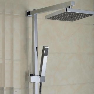 Contemporary Elegant Shower Faucet with 8 inch Shower head At FaucetsDeal.com