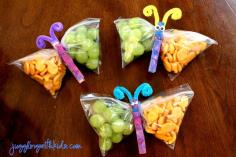 little butterflies are adorable way to tempt your kids to feed on these healthy snacks.