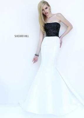 Fashion Sherri Hill 32172 Strapless Mermaid Dress Online