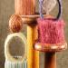 Wool wrapped home crafted bangles, excellent way to keep kids busy