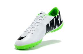 nike mercurial victory iv tf white black green football boots outlet sale