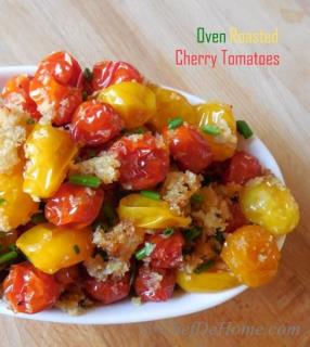 Oven Roasted Cherry Tomatoes - Quick Healthy Side