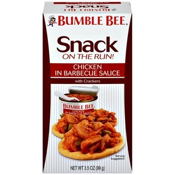 This yummy healthy dairy free, and weight watcher friendly BBQ chicken snack pack makes a great lunch or a grab and go non perishable snack to take with you in the car