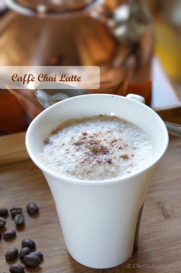 Experience a strong black tea with extra kick from Coffee with my Coffee Chai Latte. A special treat for strong Chai lovers (with nice touch of coffee). I am fond of having a strong cup of hot Masala 