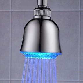 3 inch - ABS Shower Head with Color Changing LED Light--Faucetsmall.com