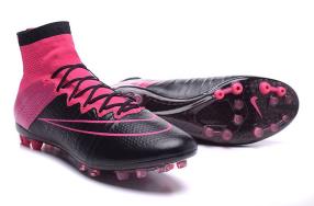 nike mercurial superfly leather ag black pink football boots uk sale