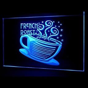 French Roast Coffee Advertising LED Light Sign Novelty light