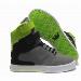 Men's Supra TK Society High Tops Grey Black Green Skate Shoes
