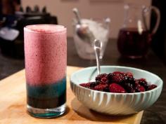  Bobby likes to make a quick and filling smoothie from tea, Greek yogurt, berries and agave to stay fit. 