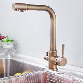 Antique Brass Water Purification Kitchen Faucet--FaucetSuperDeal.com
