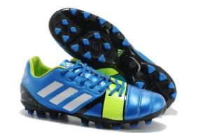 adidas nitrocharge 3.0 trx ag leather blue white lime football boots uk for sale