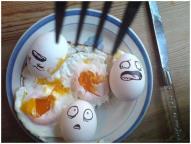 mixing eggs